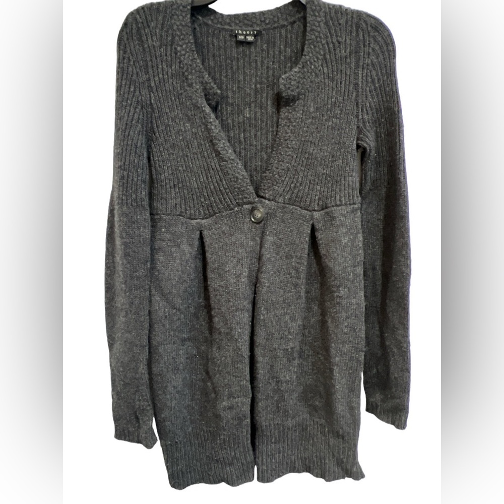 Theory Gray Cardigan